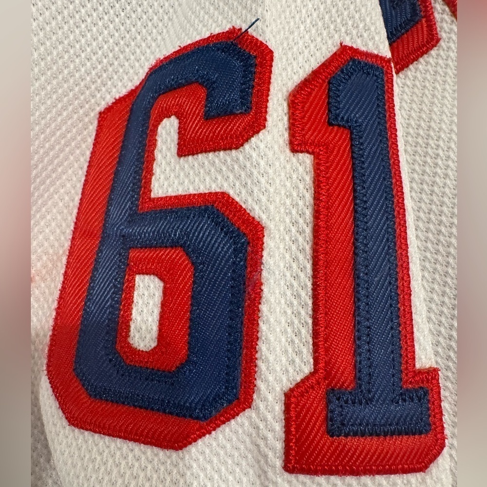 Premier New York Rangers Rick Nash #61 NHL Jersey White Mens Size youth L/XL - Picture 3 of 7